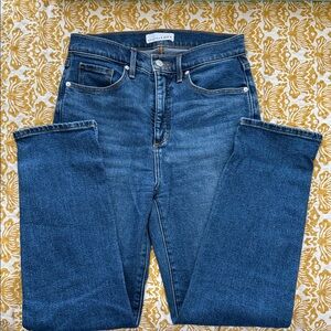 LOFT Men's Dark Blue Straight Jeans